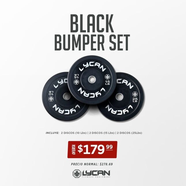 BLACK BUMPER SET