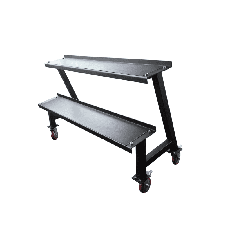 ESTANTE PARA KETTLEBELLS CON RUEDAS