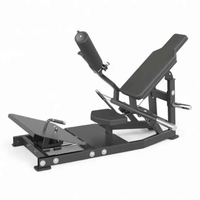 LINEA ULTRA - MAQUINA HIP THRUST CON DISCOS (CON SILLIN PARA CADERA)